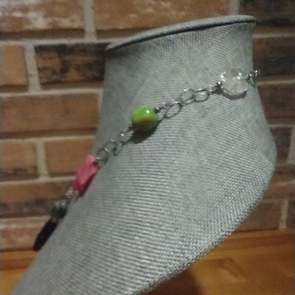 Free with purchase Empress Purple and Dark Glass Pendant Necklace - Picture 2 of 12